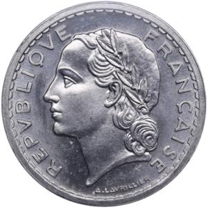 France 5 Francs 1946 - ... 