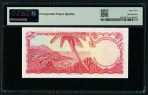 East Caribbean States 1 Dollar ND (1965) - ... 