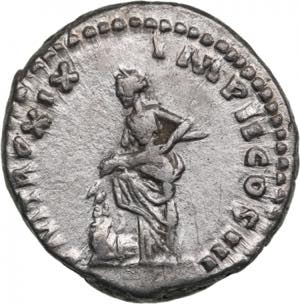 Roman Empire AR Denarius (AD 164-165) - ... 
