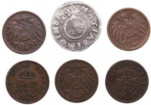 Small group of coins: Germany (6) Various ... 