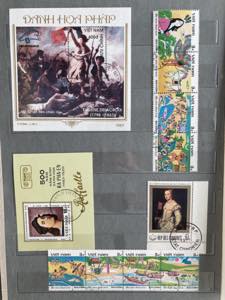 Collection of stamps: Many Art, Space - ... 