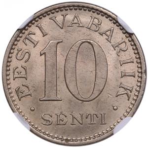 Estonia 10 Senti 1931 - ... 
