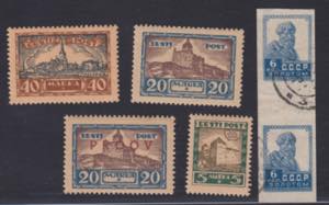 ESTONIA stamps 1924 AIR ... 