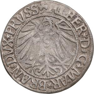 Germany, Prussia 1 Groschen 1543 - Albert I ... 