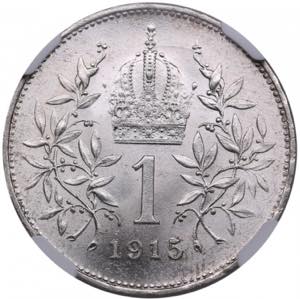 Austria 1 Corona 1915 - Franz Joseph I ... 
