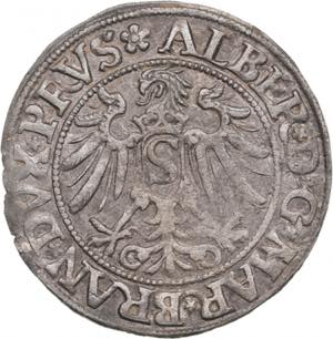 Germany, Prussia 1 Groschen 1534 - Albert I ... 