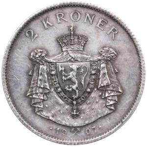 Norway 2 Kroner 1907 - Norways Independence ... 