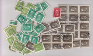 Group of cancelled stamps: Estonia - K.Päts ... 