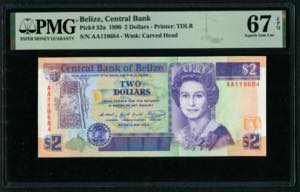Belize 2 Dollars 1990 - ... 