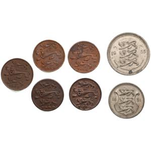 Group of coins: Estonia (7) Various ... 