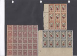 Estonia stamps - Old 9,10 & 25-Blocks MNH. ... 
