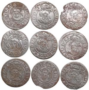 Lot of coins: Riga, ... 