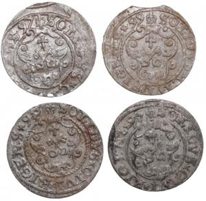 Lot of coins: Riga, Poland Solidus (4) ... 
