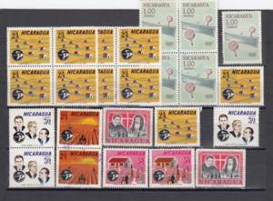 Group of stamps: Argentina & Nicaragua (40 + ... 