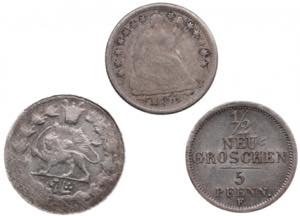 Small group of coins: USA, Germany, Iran (3) ... 