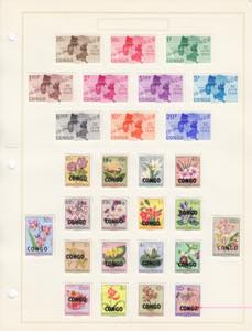 Collection of stamps: Congo & Katanga ... 