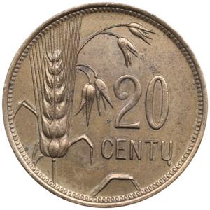 Lithuania 20 Centu 1925 ... 