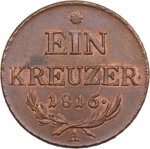Austria 1 Kreuzer 1816 A - Francis I of ... 