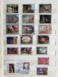Collection of stamps: Art - Different ... 