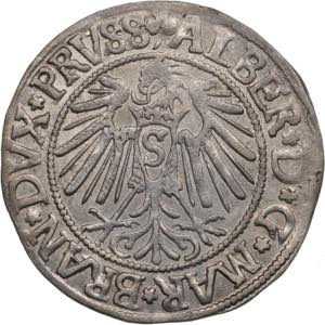 Germany, Prussia 1 Groschen 1542 - Albert I ... 