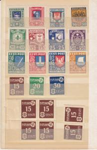 Estonia, German occupation stamps & ... 