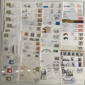 Estonia - Group of postcards & envelopes - ... 