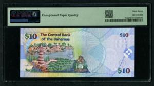 Bahamas 10 Dollars 2009 - PMG 67 EPQ Superb ... 