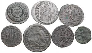 Small coll. of coins: Roman Empire AE (7) ... 