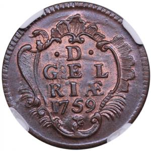 Netherlands, Gelderland Duit 1759 - NGC MS ... 