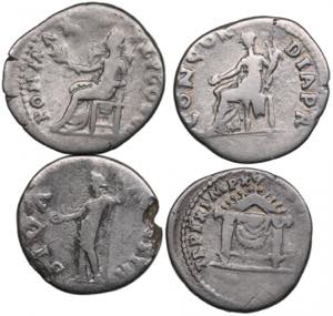 Lot of Roman Empire AR Denarius (AD 68-80) ... 