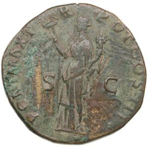 Roman Empire Æ Sestertius - Hadrian (AD ... 