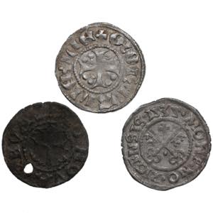 Group of coins: Reval, Riga (3) AU. Haljak ... 