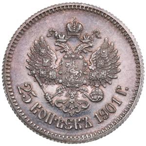 Russia 25 Kopeks 1901 - ... 