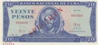 Cuba 20 peso 1971 - ... 