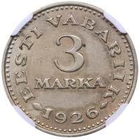Estonia 3 marka 1926 NGC ... 
