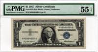 USA 1 dollar 1957 PMG 55 ... 