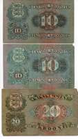 Estonia lot of paper money (3)
F-VF