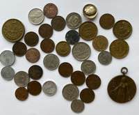 Lot of coins, medal, ... 