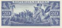 Cuba 20 peso 1971 - SPECIMEN
UNC