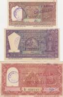 India 2,5,10 rupees 1958 Khadi Hundies
AU