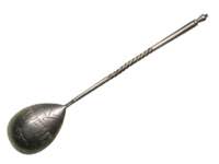 Russia tea spoon 84 silver
15.58 g. 14mm.