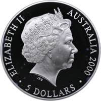Australia 5 dollars 2000 - Olympics Sydney ... 