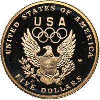 USA 5 dollars 1992 Barceona Olympics
8.35 g. ... 