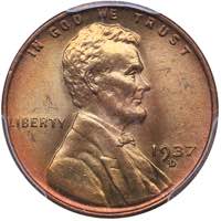 USA 1 cent 1937 D PCGS ... 
