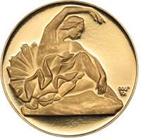 Russia - USSR medal Galina Ulanova ... 