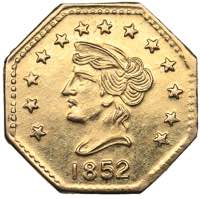 USA 1/2 dollar 1852 ... 