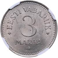 Estonia 3 marka 1922 NGC ... 