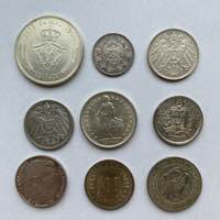 Silver coins (9)
Germany, Finland, Denmark, ... 