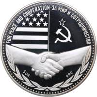 Russia - USSR table medal  For peace and ... 