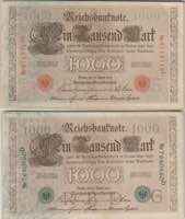 Germany 1000 mark 1910 ... 